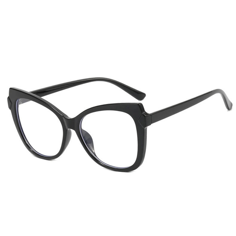 black clear glasses