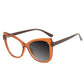 brown red glasses