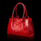 Red Crocodile Genuine Leather Handbags red
