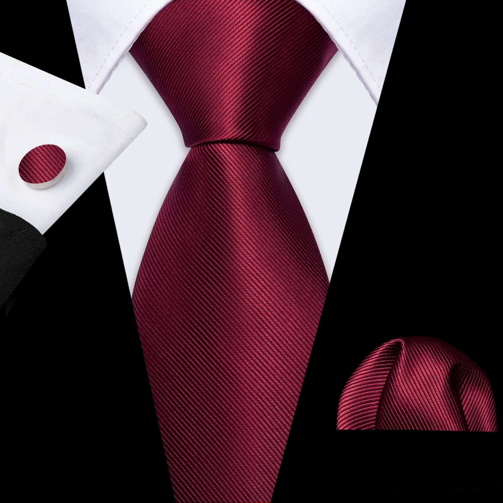 Exquisite Fashion Silk Men Tie Set