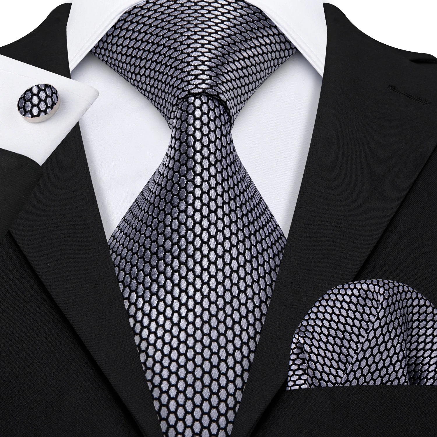 Jacquard Silk Men's Tie Set