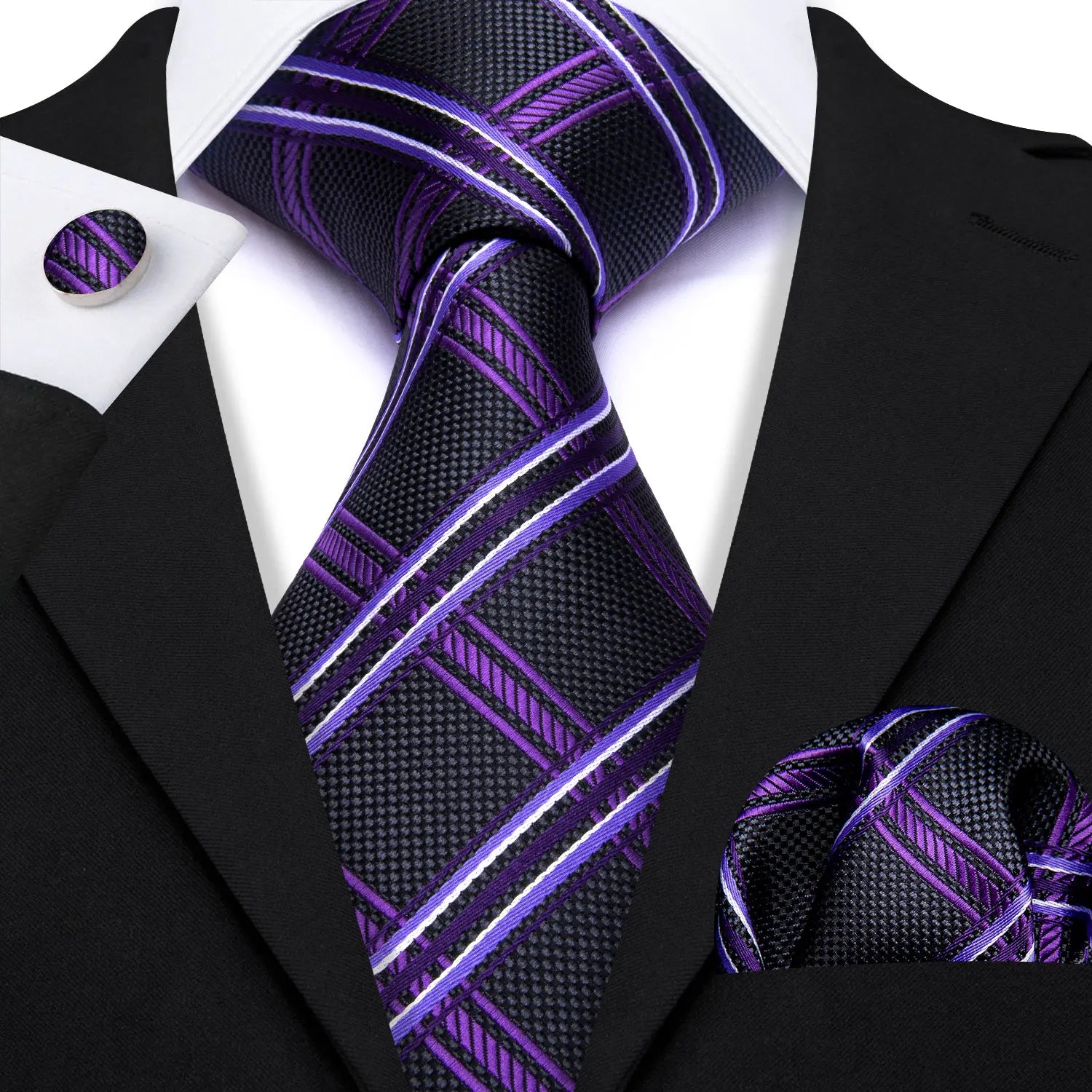 Jacquard Silk Men's Tie Set