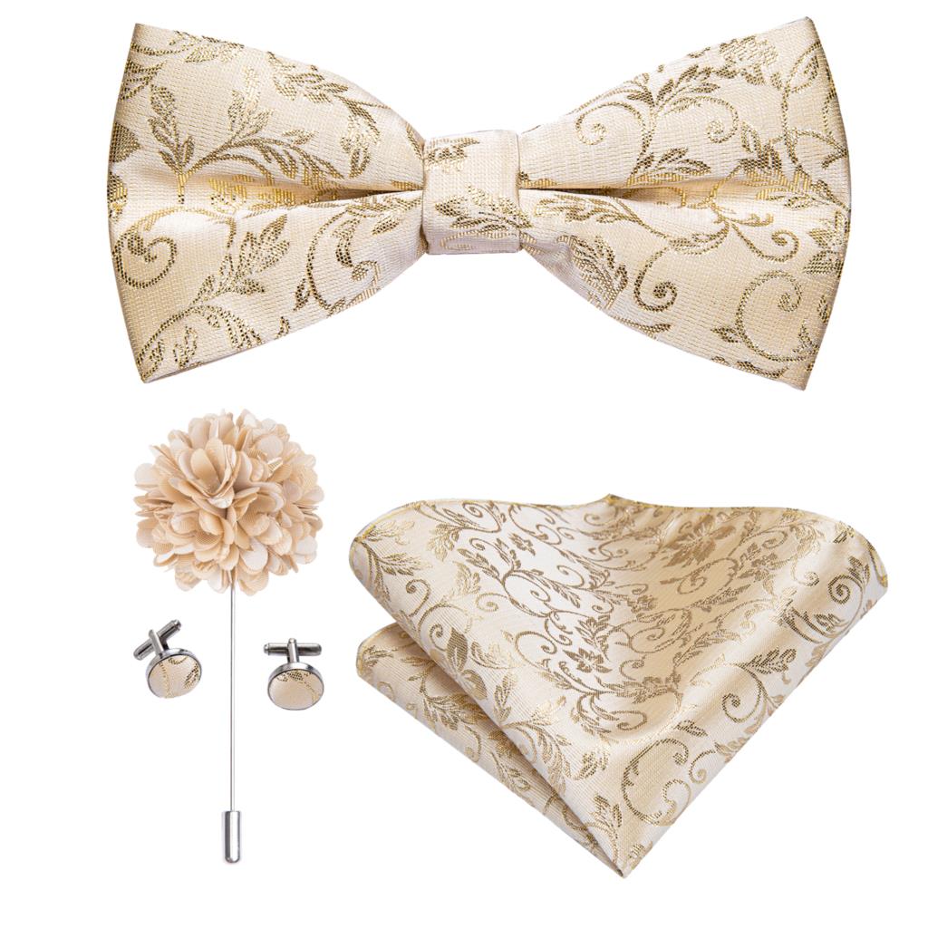 Butterfly Silk Tie Bow Tie Set