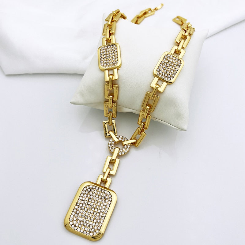 Dubai's Gold Plated Jewelry Set