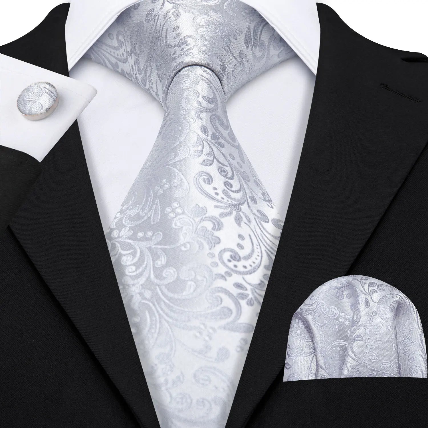 Jacquard Silk Men's Tie Set