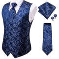 Silk Men's Vests Tie Set