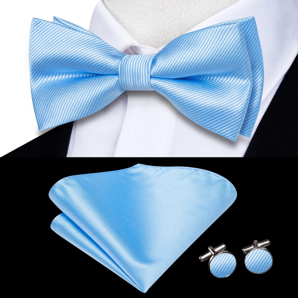 Bowtie Jacquard Adult Bow Tie Set
