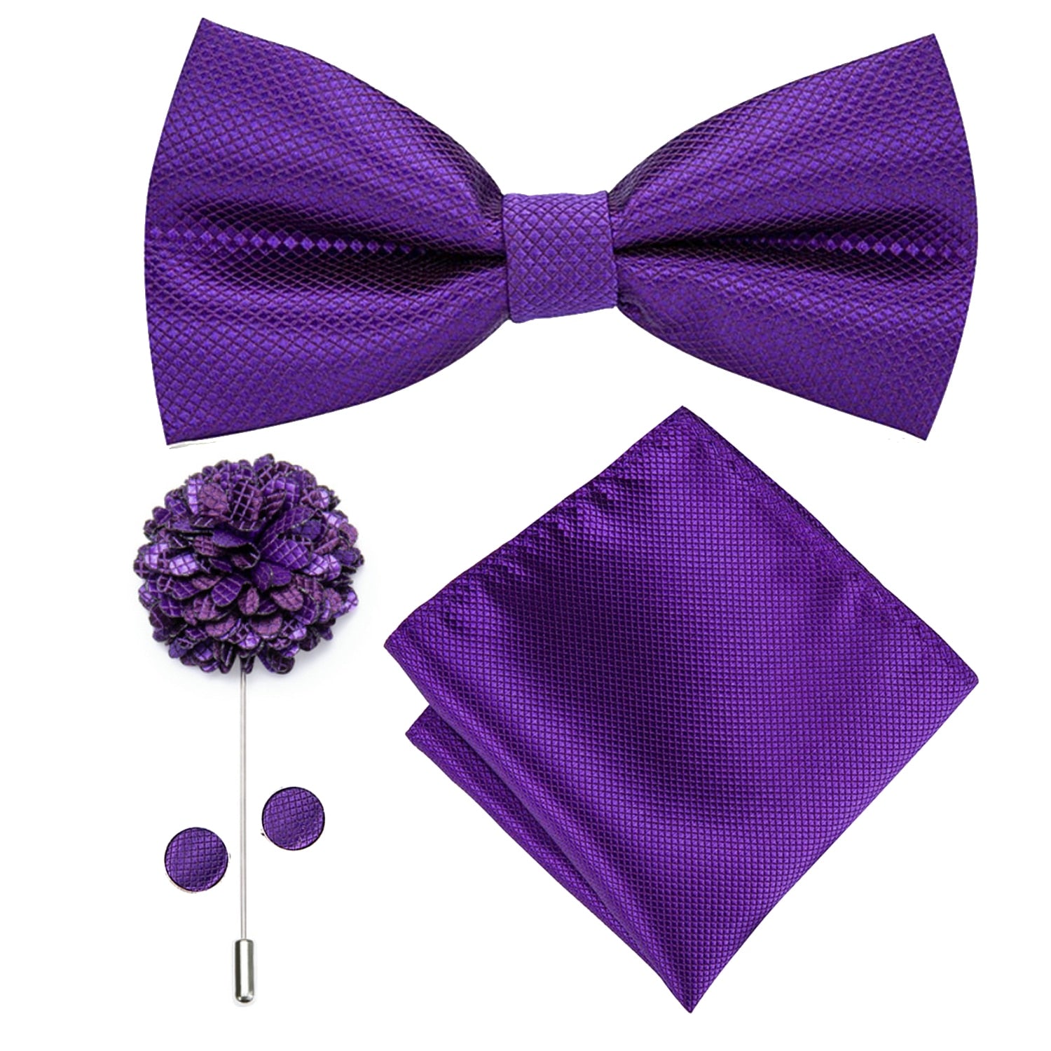Butterfly Silk Tie Bow Tie Set