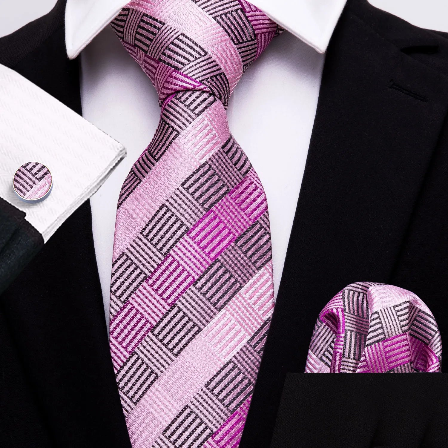 Luxurious Silk Tie Set