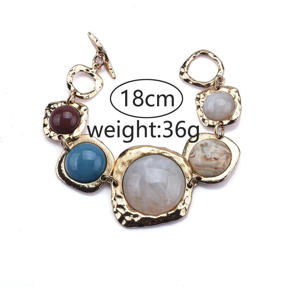 Resin Stone Jewelry Sets