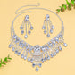 Round Crystal Tassel Jewelry Set