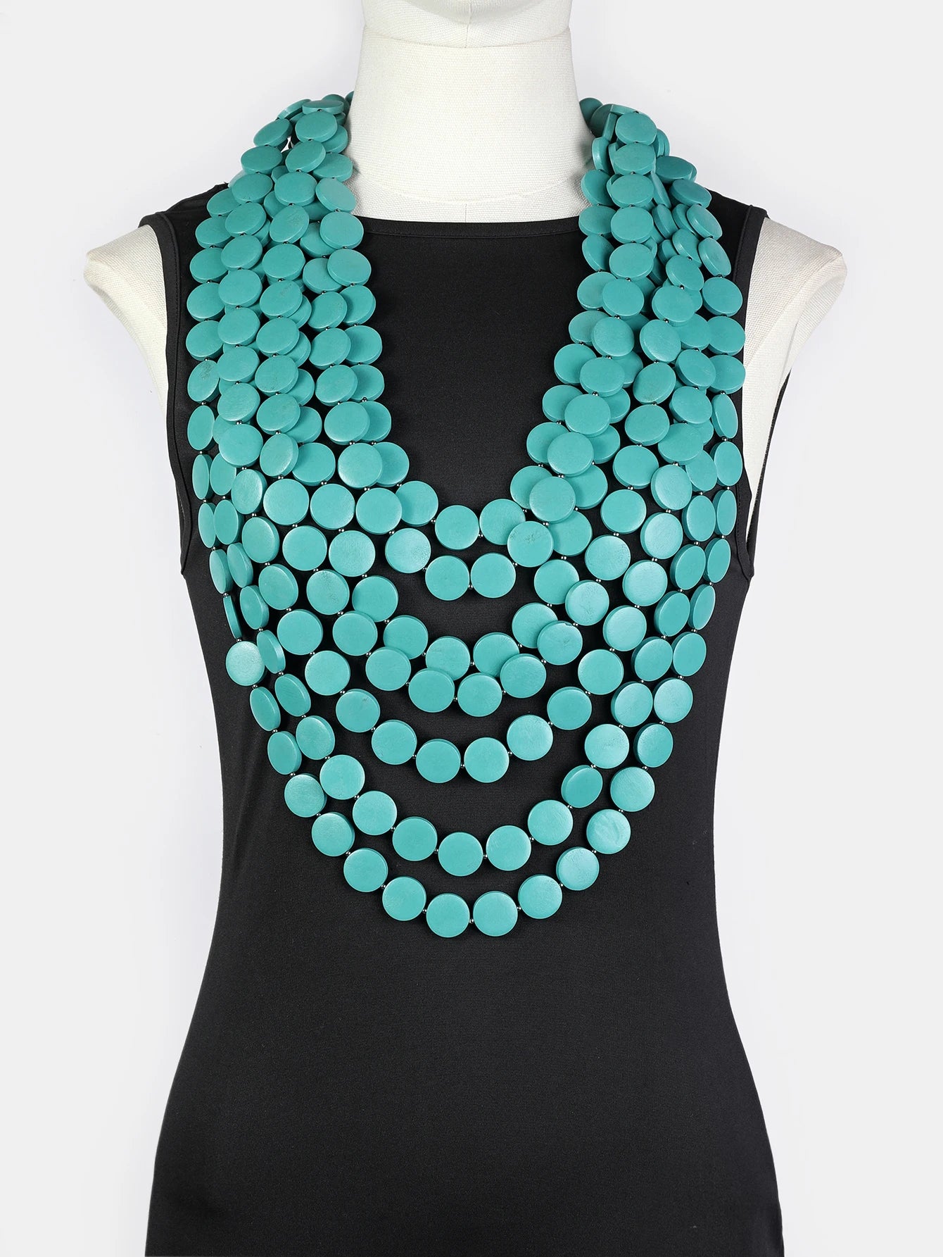 Wooden Chips African Necklace