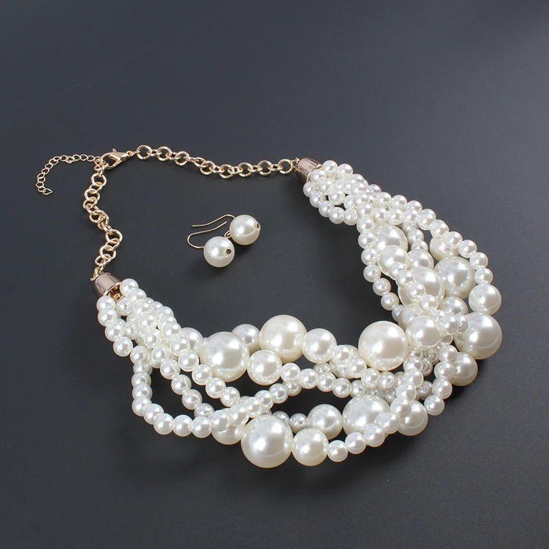 Multi-Layer Beads Winding Necklace