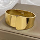 Gold Plated Wide Cuff Bracelet