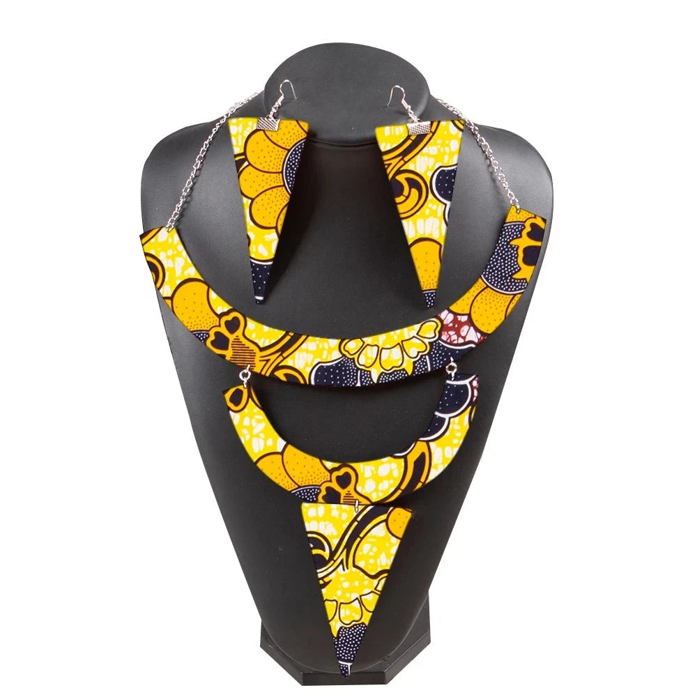 African Women Big Pendant Necklace