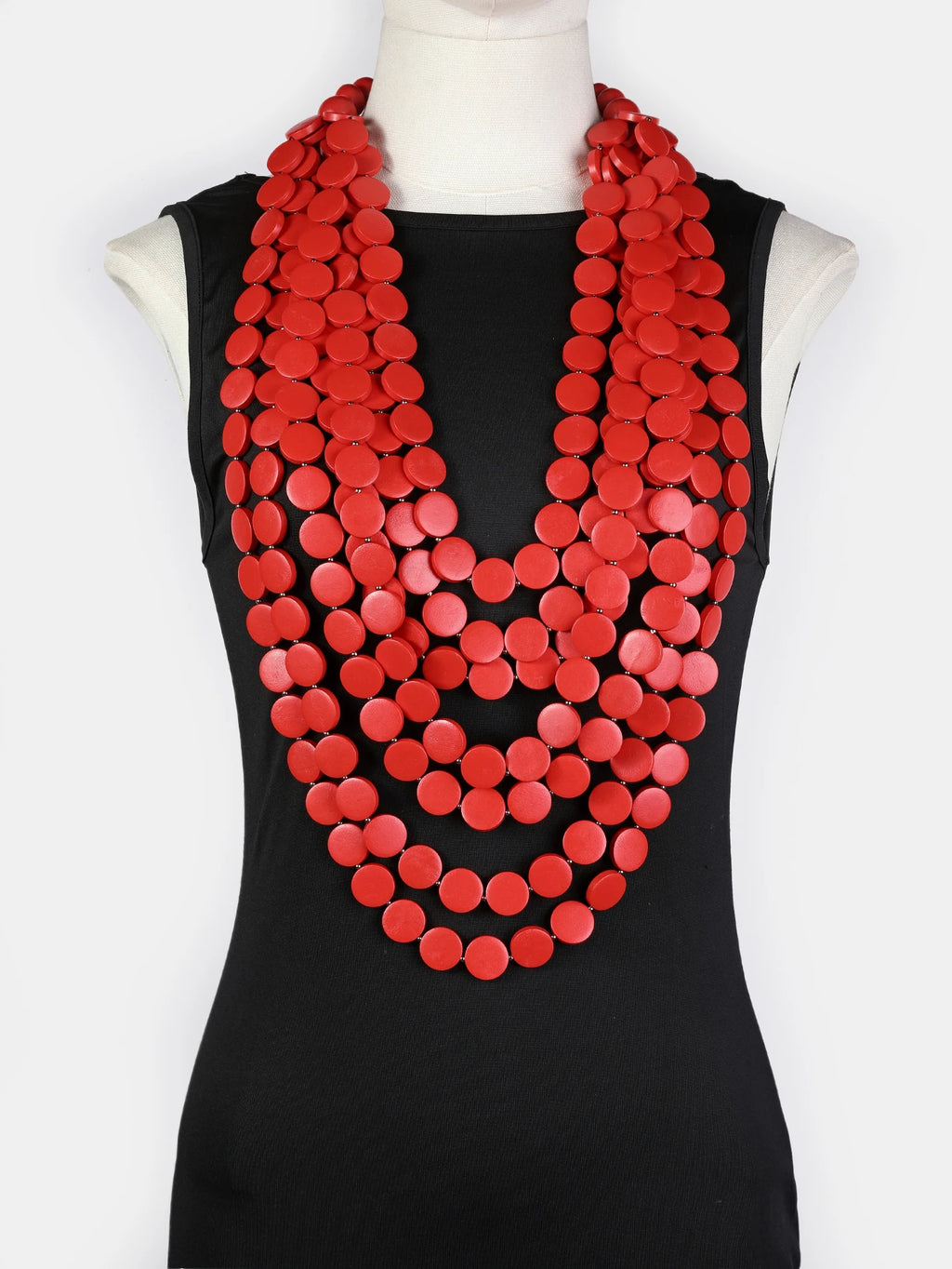 Wooden Chips African Necklace