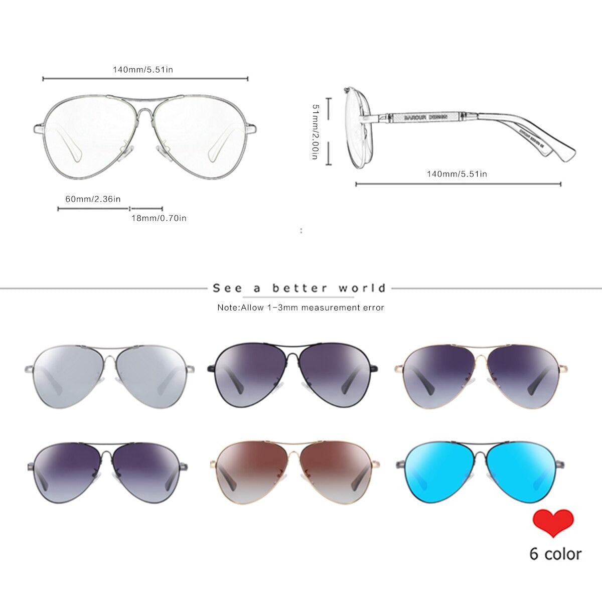 Gradient Pilot Men Sunglasses