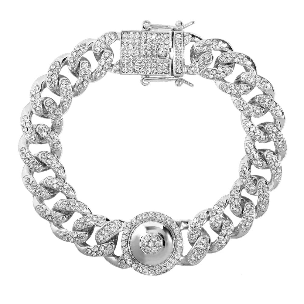 Crystal Link Chain Bracelet