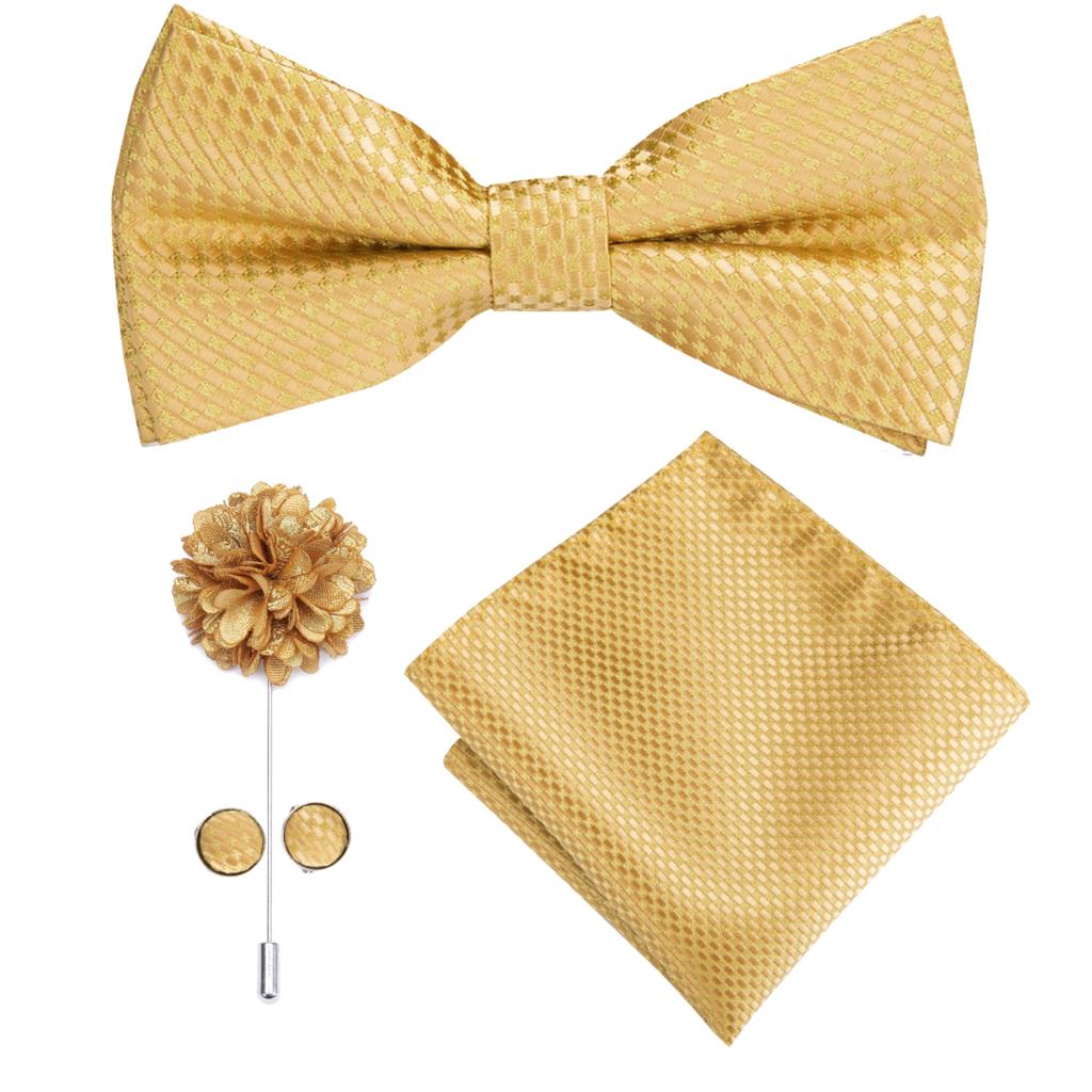 Butterfly Silk Tie Bow Tie Set