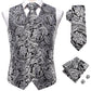 Silk Men's Vests Tie Set