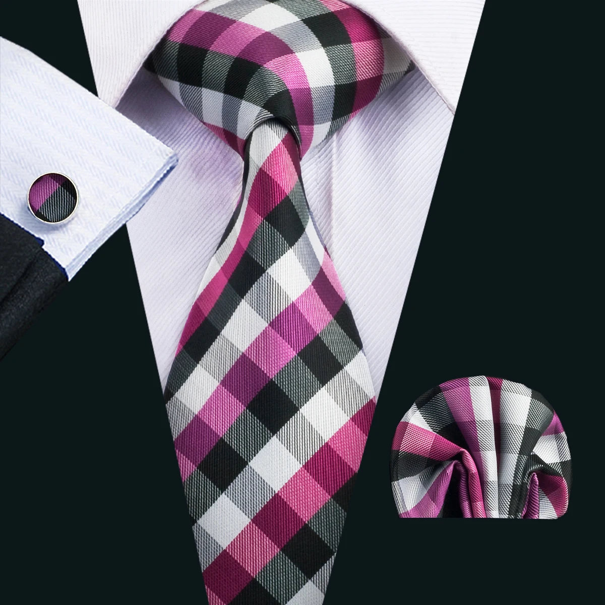 Luxurious Silk Tie Set