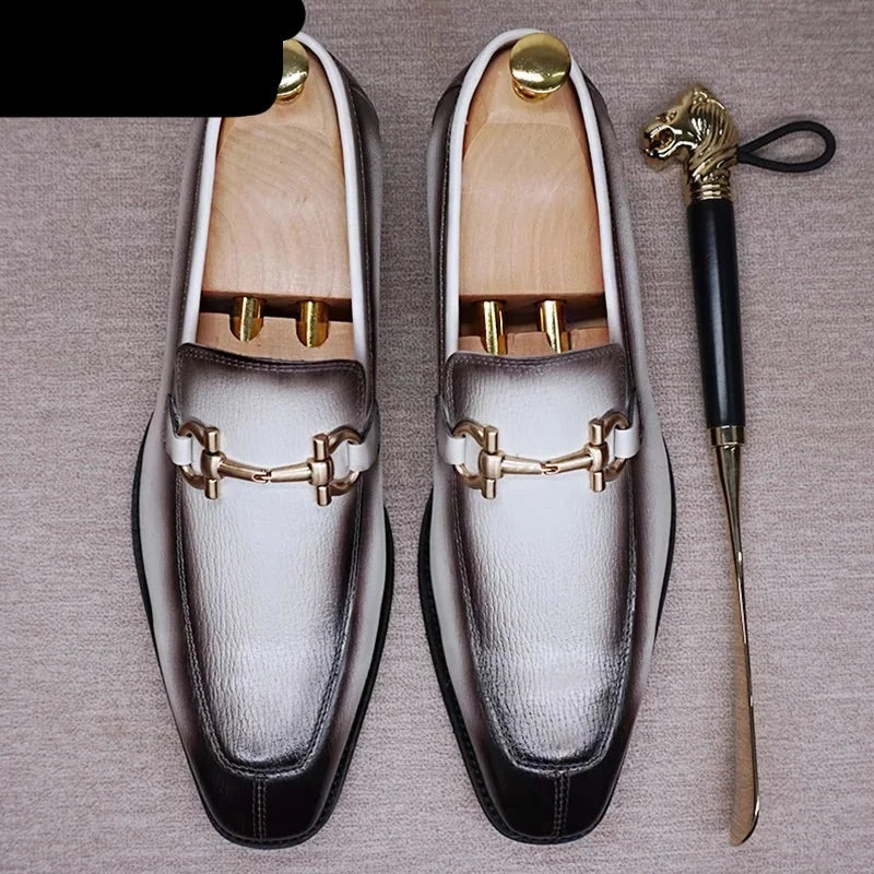 Men's Leather Horsebit Loafers