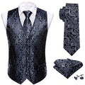 Silk Waistcoat Vest Set