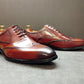 Classic Brown Black Oxford Men's Shoes