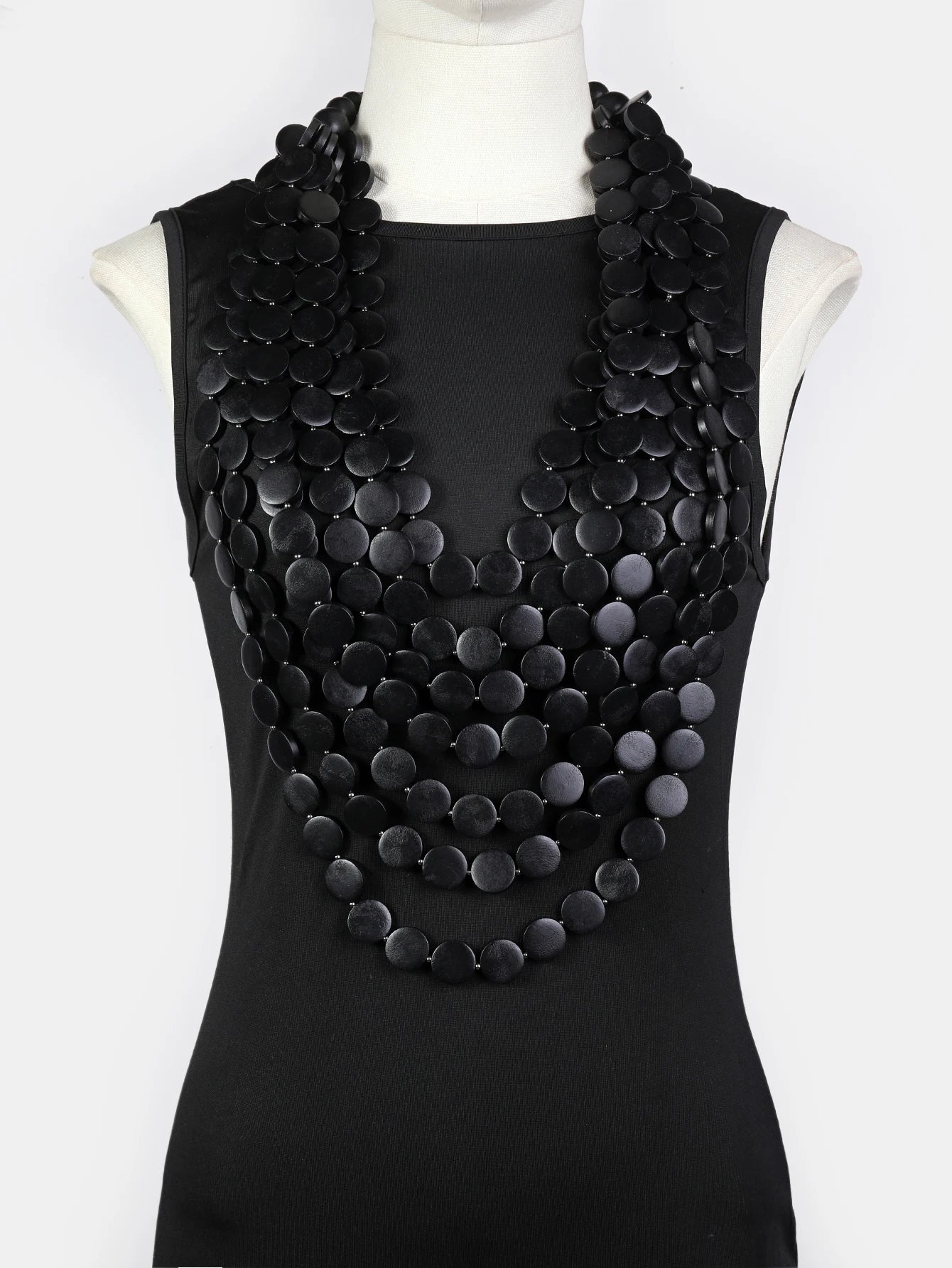 Wooden Chips African Necklace