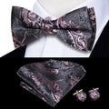 Bowtie Jacquard Adult Bow Tie Set