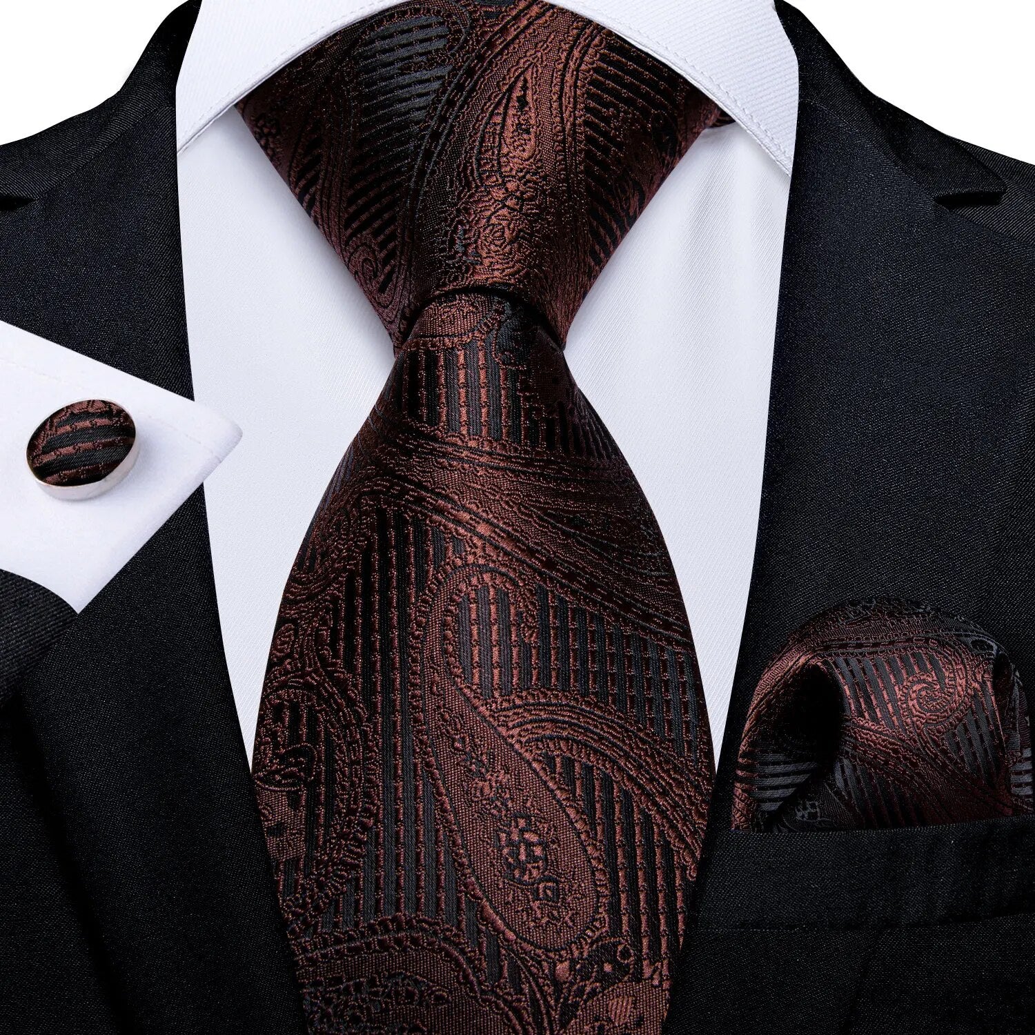 Red Men's Tie Set