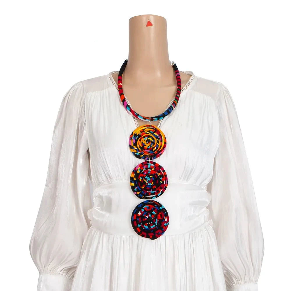 African Long Necklace