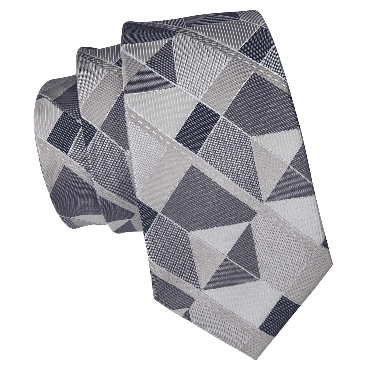 Grey Novelty Tie Set