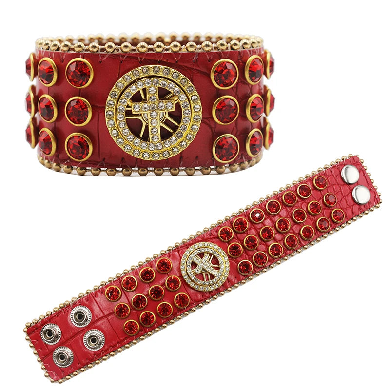 Decompression Rhinestone Bracelet