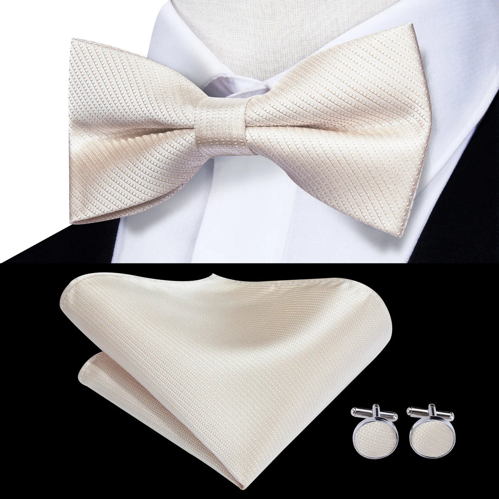 Bowtie Jacquard Adult Bow Tie Set