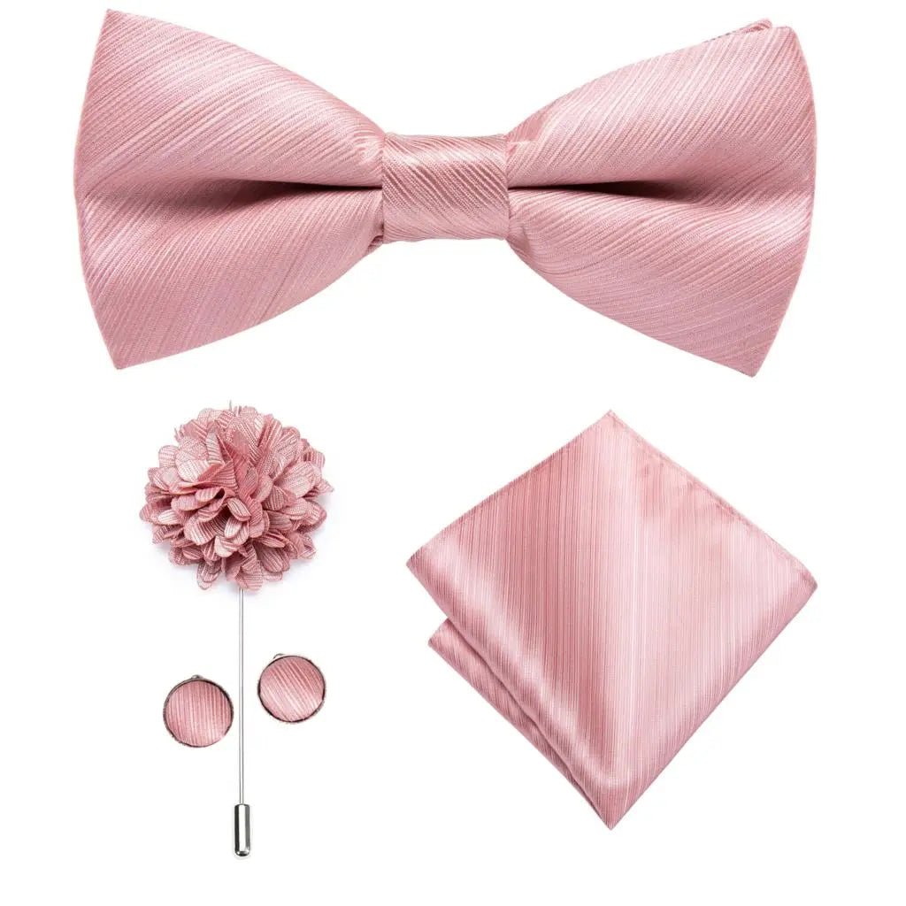 Butterfly Silk Tie Bow Tie Set