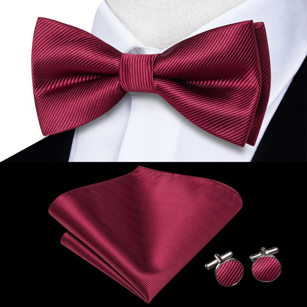 Bowtie Jacquard Adult Bow Tie Set