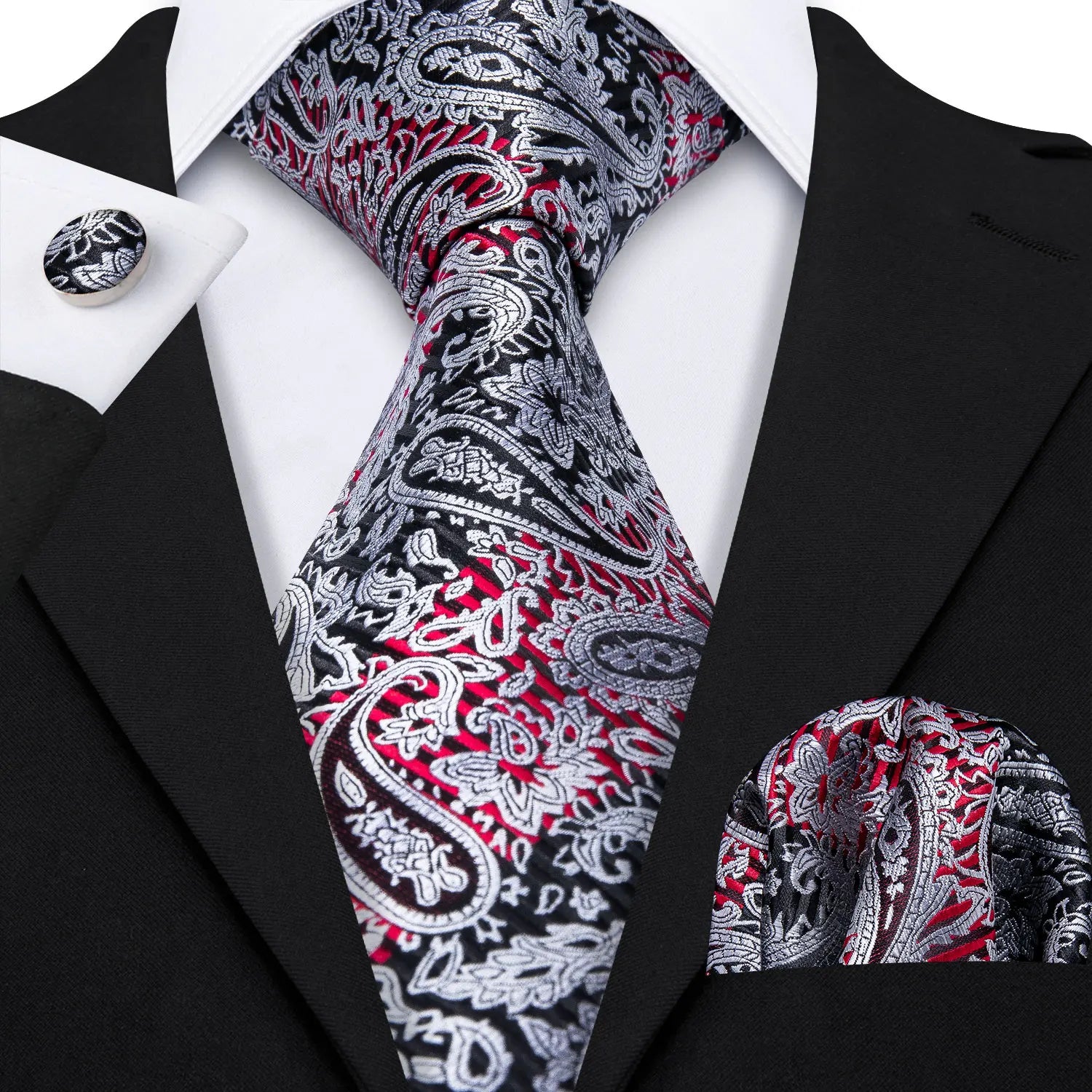 Jacquard Silk Men's Tie Set