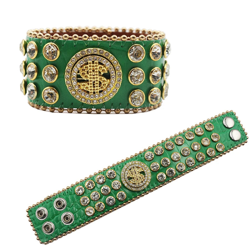 Decompression Rhinestone Bracelet