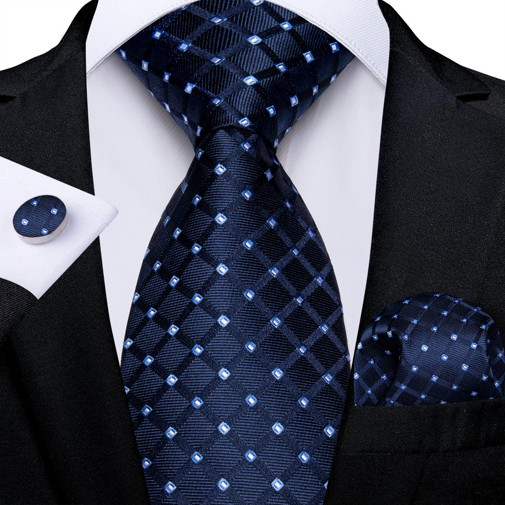 Men's Royal Blue Tie Set