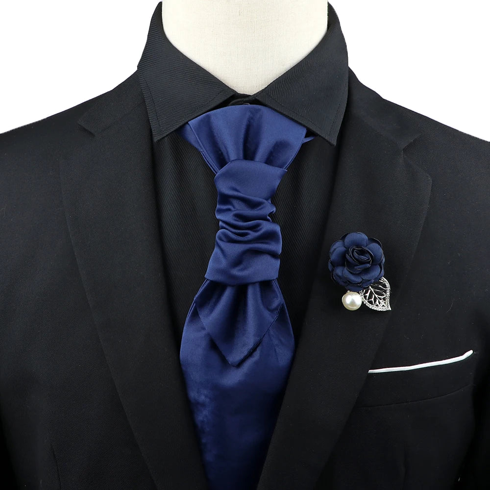 Paisley Tie & Brooch Set