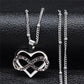 Crystal Heart Pendant Necklace