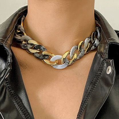 Thick-Chain Fashion Glamour Jewelry