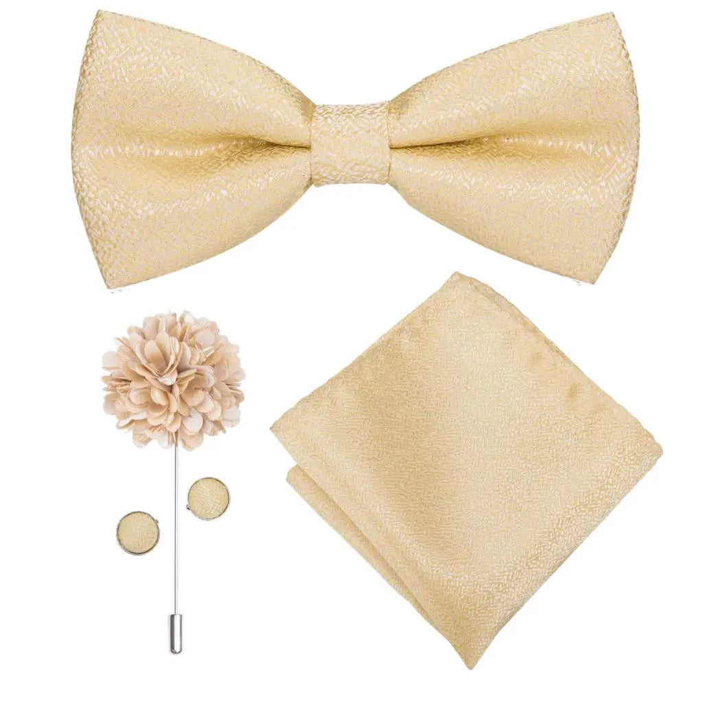 Butterfly Silk Tie Bow Tie Set