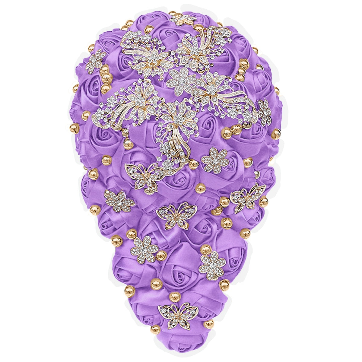 Butterfly Rhinestone Bridal Bouquet