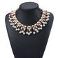 Pearls Choker Necklace Earrings