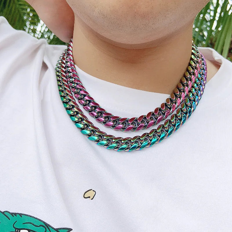 Rainbow Miami Necklace Gift