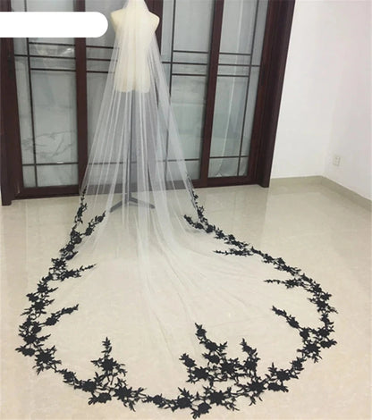 Floral Wedding Veil