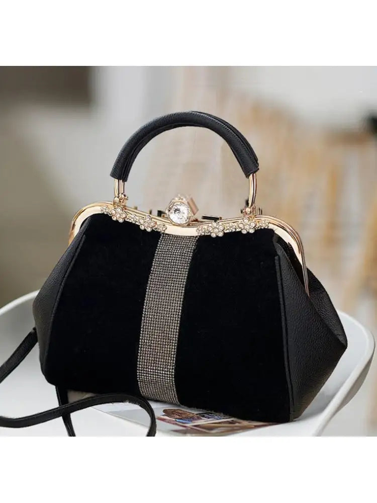 Imperial Black Lady Handbag