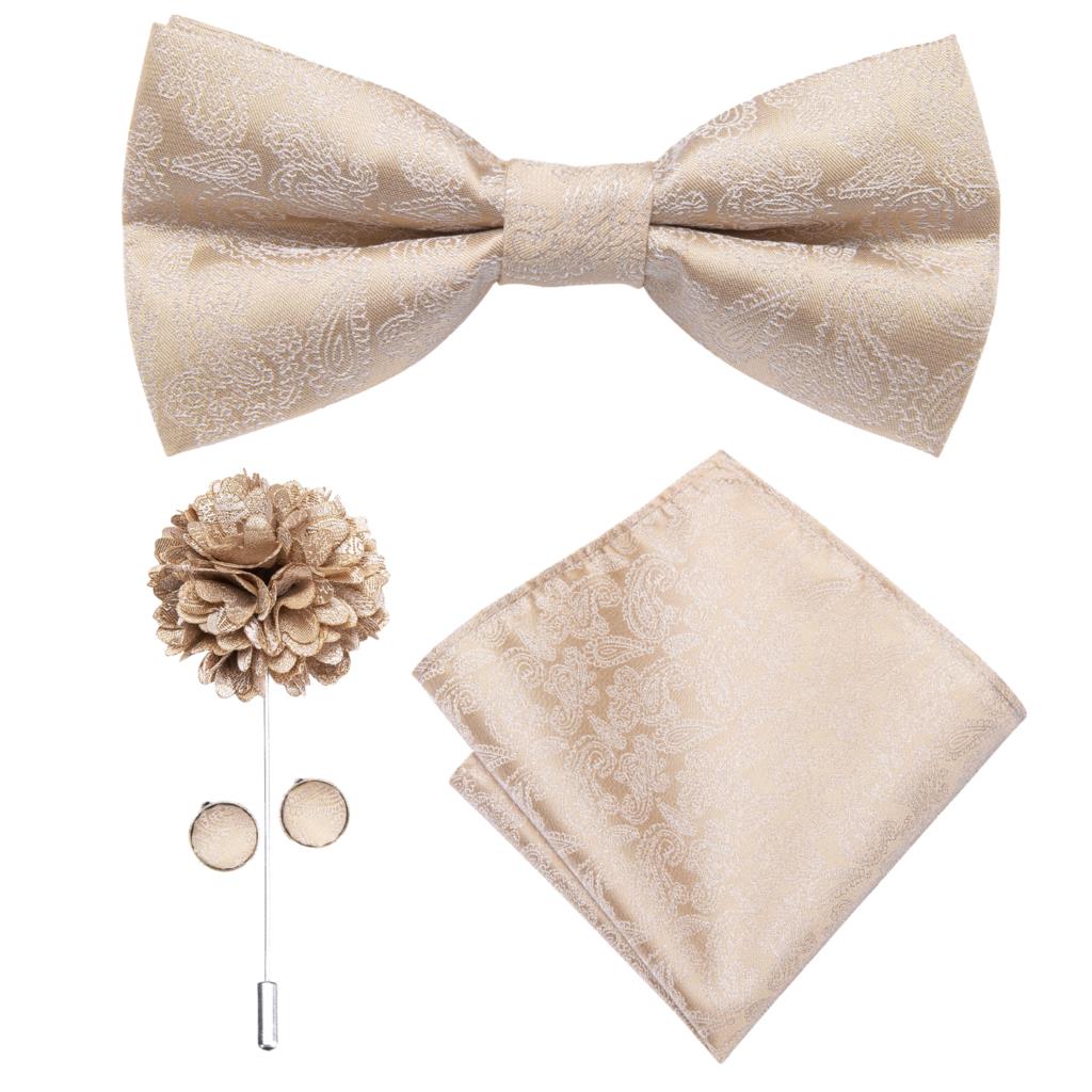 Butterfly Silk Tie Bow Tie Set